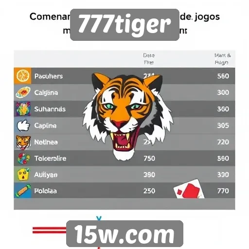 Desempenho dos jogos populares no 777tiger